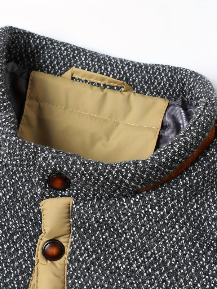 Veste homme matelassée losanges tricot, vue 17 | Le Passepoil