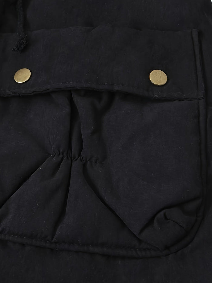 Parka femme doublée grand col fausse fourrure, vue 6 | La Trappeuse