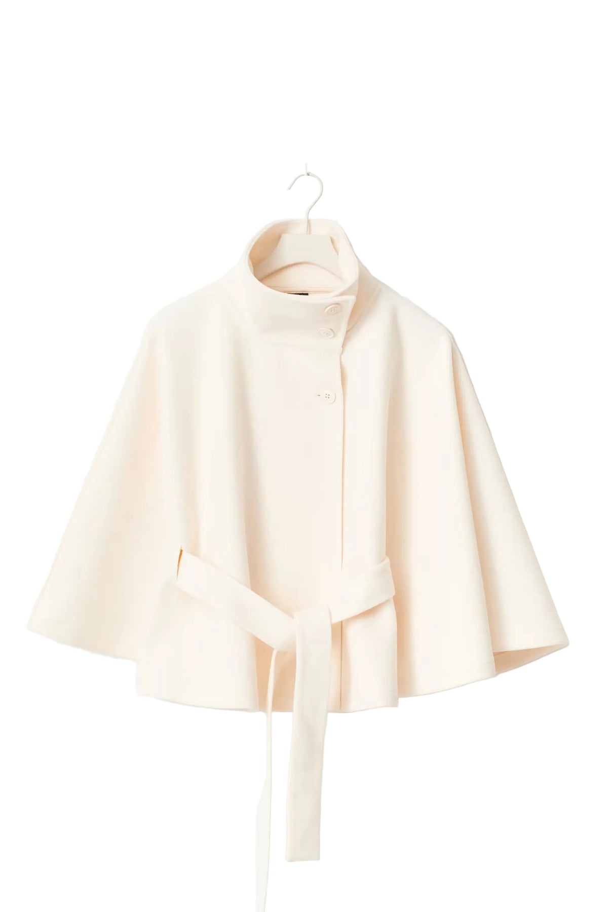 Manteau cape femme col montant ceinture, vue 5 | La Cape Camel
