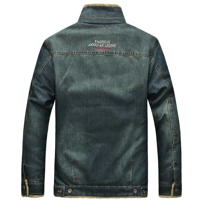 Veste en jean homme doublée sherpa, vue 3 | Le Denim Fourré