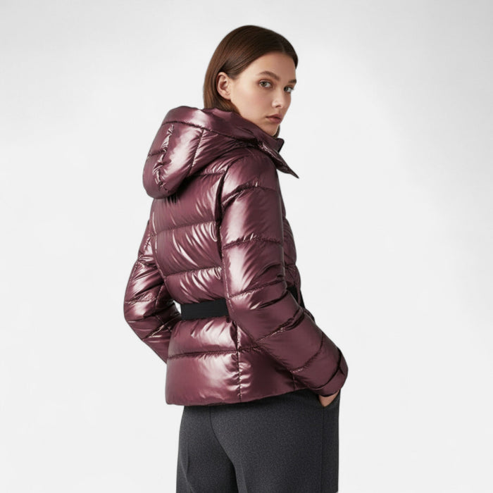 Veste de ski femme brillante ceinturée, vue 7 | La Skieuse