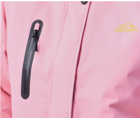 Poche zippée étanche de la parka de ski femme L'Alizée