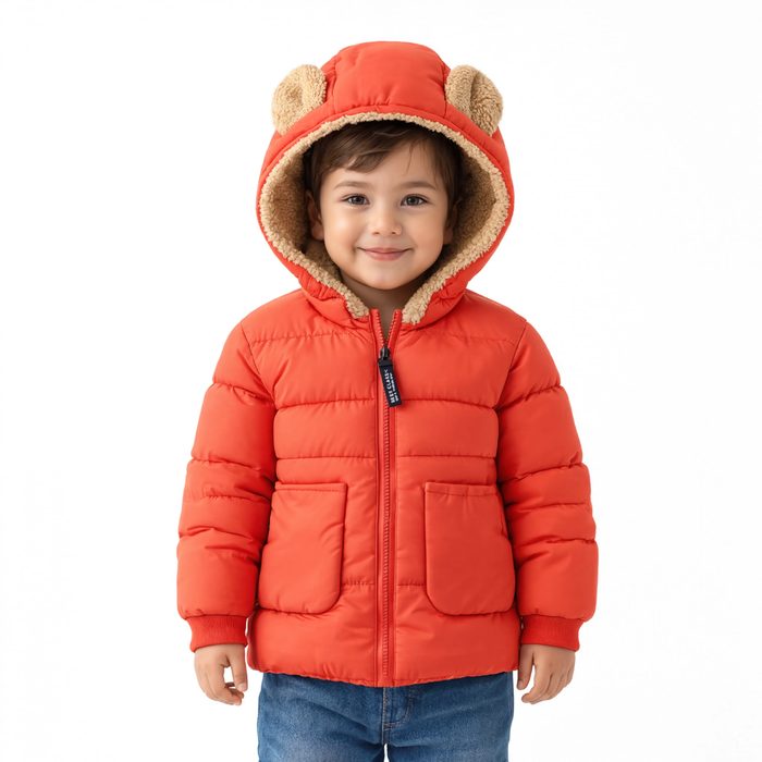 Parka enfant capuche à petites oreilles | L'Ourson