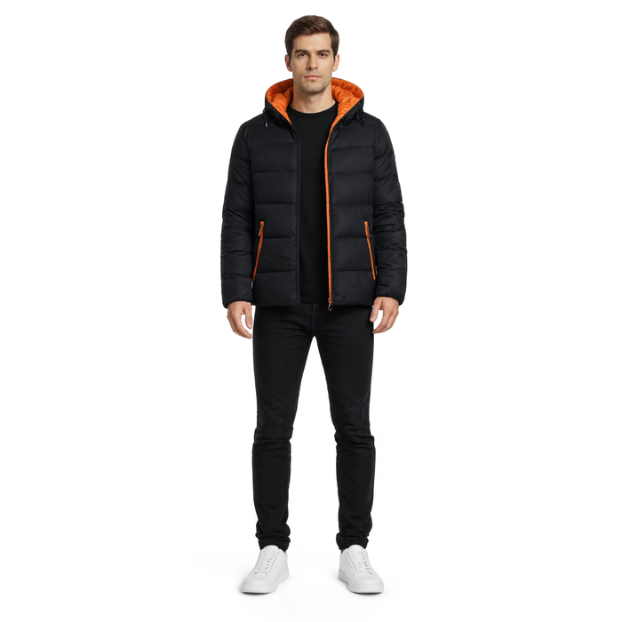 Parka homme matelassée légère à capuche | Le Contrefort