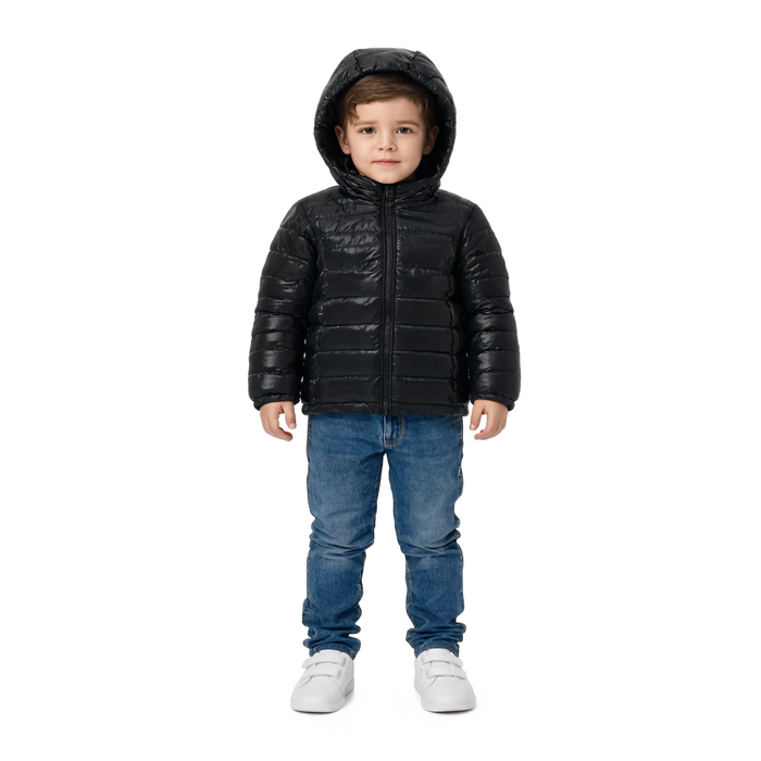 Parka doudoune enfant à capuche | Le Pingouin