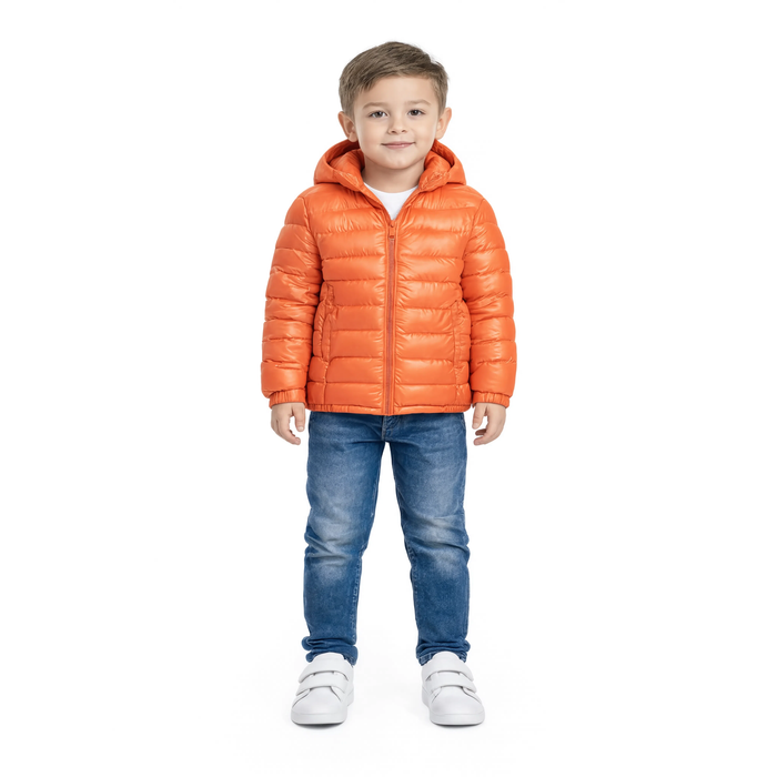 Parka doudoune enfant à capuche | Le Pingouin