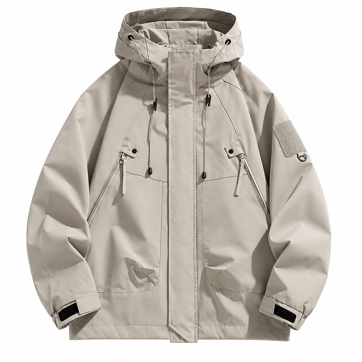 Parka hiver homme ample à capuche multipoches | Le Long-Courrier