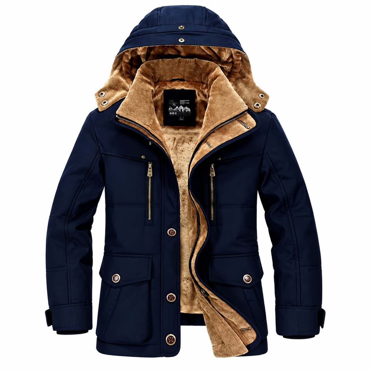 Parka homme intérieur polaire capuche amovible | Le Chalet