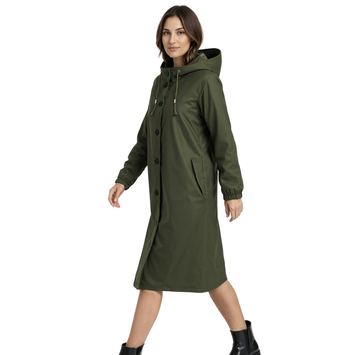 Trench femme à capuche boutonné | La Gabardine