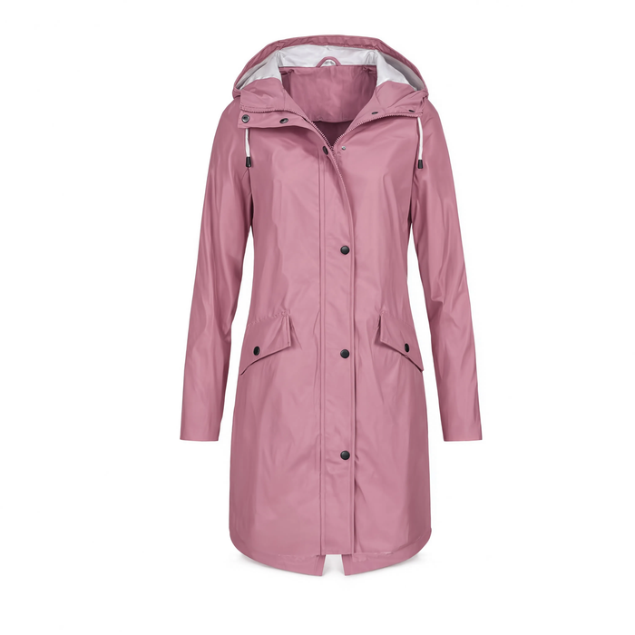 Parka imperméable femme longue à capuche | La Bruine