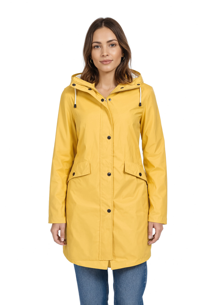 Parka imperméable femme longue à capuche | La Bruine