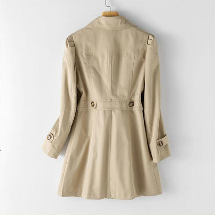Trench femme mi-long taille coulissée, vue 6 | La Véronique