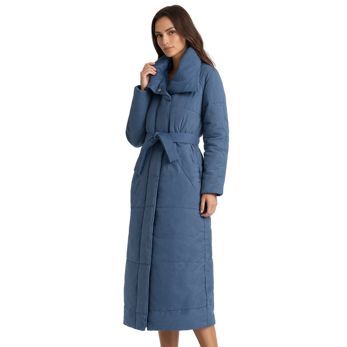 Parka femme chaude longue ceinturée | La Lisière