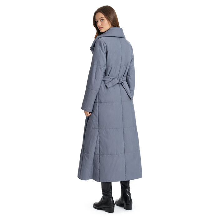 Parka femme chaude longue ceinturée | La Lisière