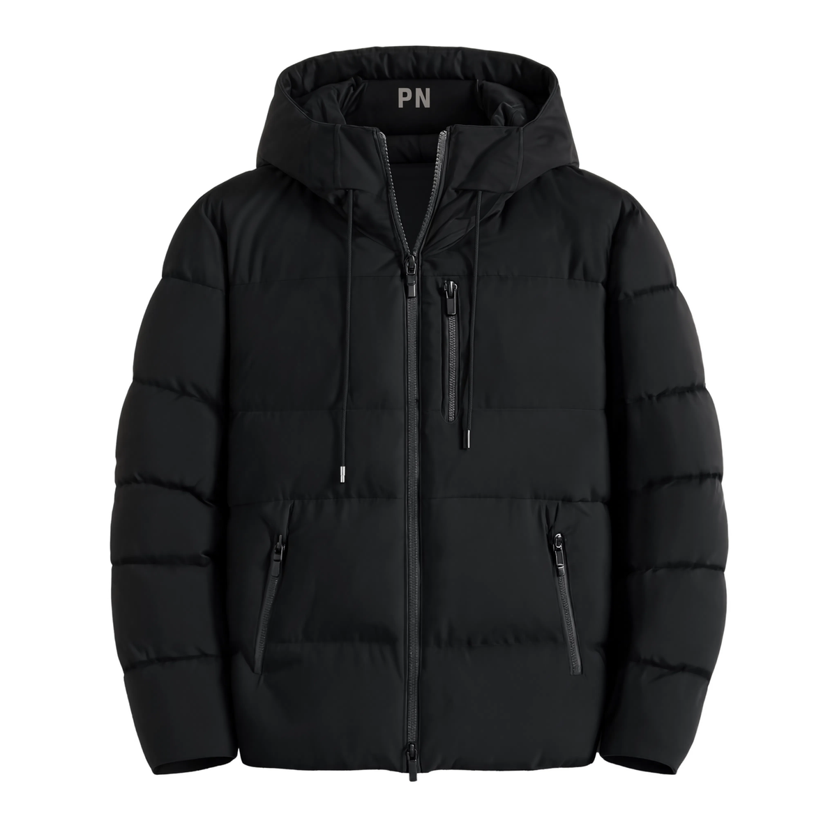 Parka homme matelassée à capuche rembourrage coton | L'Obsidienne