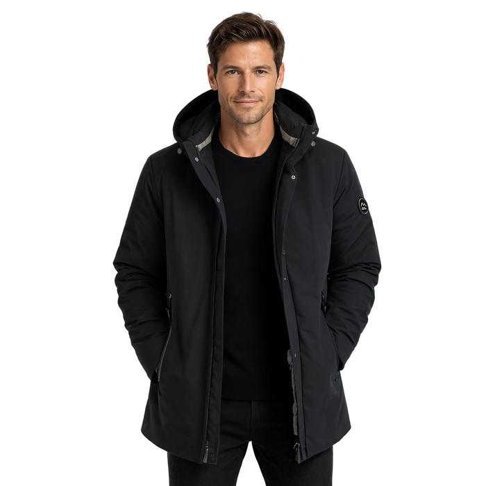 Parka homme capuche amovible rembourrage coton | Le Comptoir