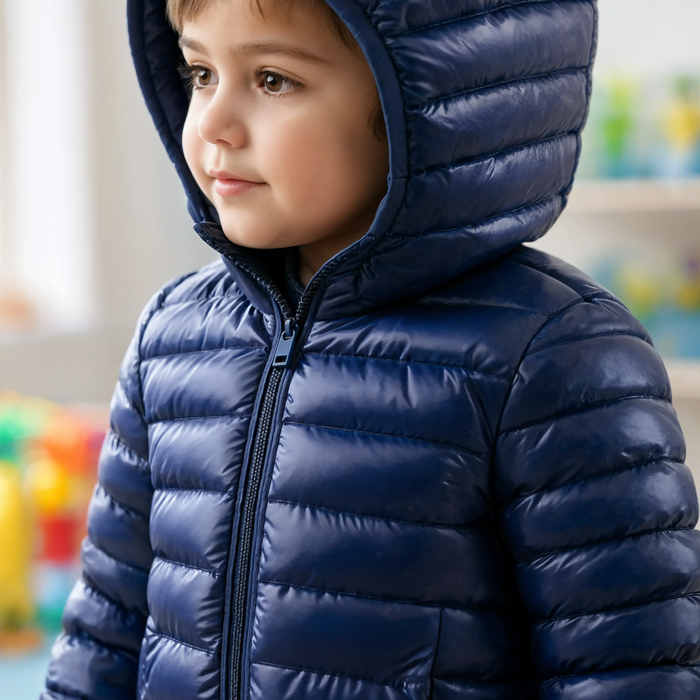 Parka doudoune enfant à capuche | Le Pingouin