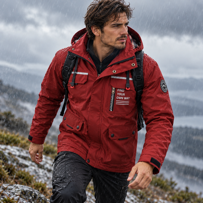Blouson homme outdoor d'hiver à capuche amovible, vue 13 | Le Cap Nord