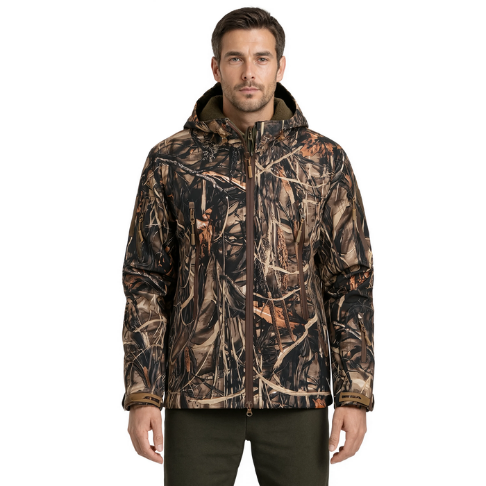 Parka militaire homme camouflage à capuche | Le Marais