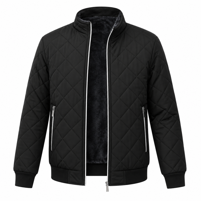 Doudoune homme courte bomber doublée polaire, du XS au M | Le Petit Bomber