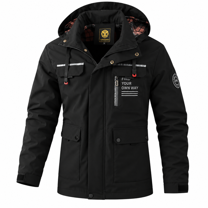 Blouson homme outdoor d'hiver à capuche amovible, vue 12 | Le Cap Nord