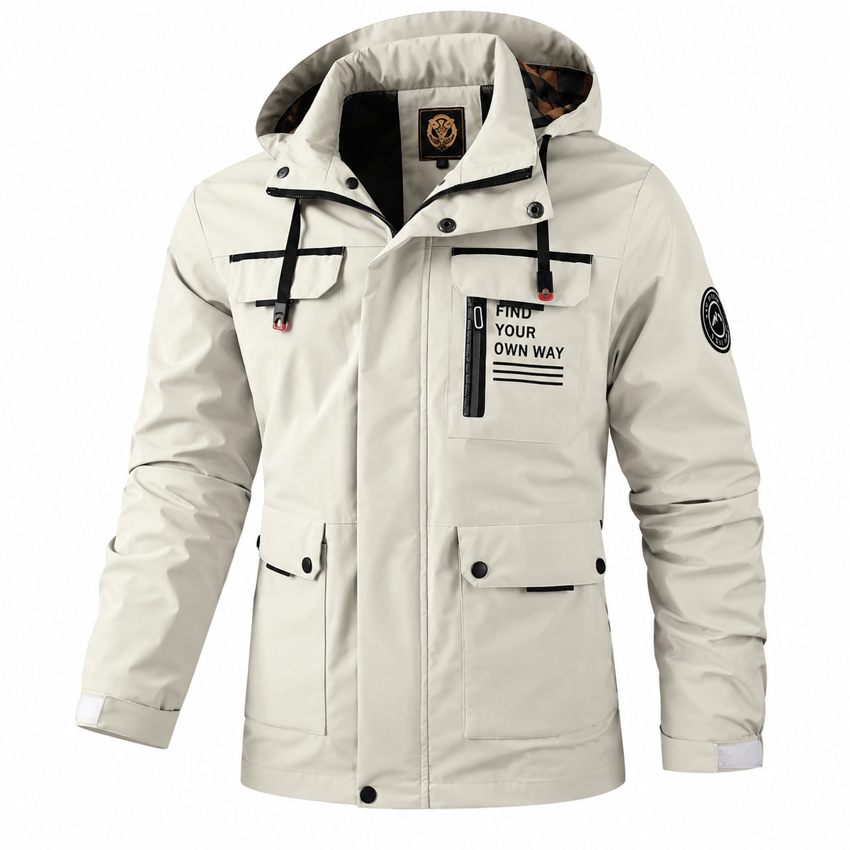 Blouson homme outdoor d'hiver à capuche amovible, vue 2 | Le Cap Nord