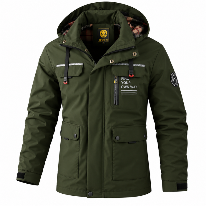Blouson homme outdoor d'hiver à capuche amovible, vue 18 | Le Cap Nord
