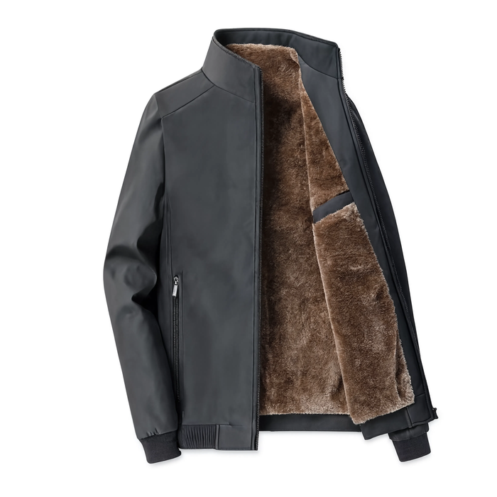 Parka légère homme col haut rabattable intérieur polaire | Le Créneau