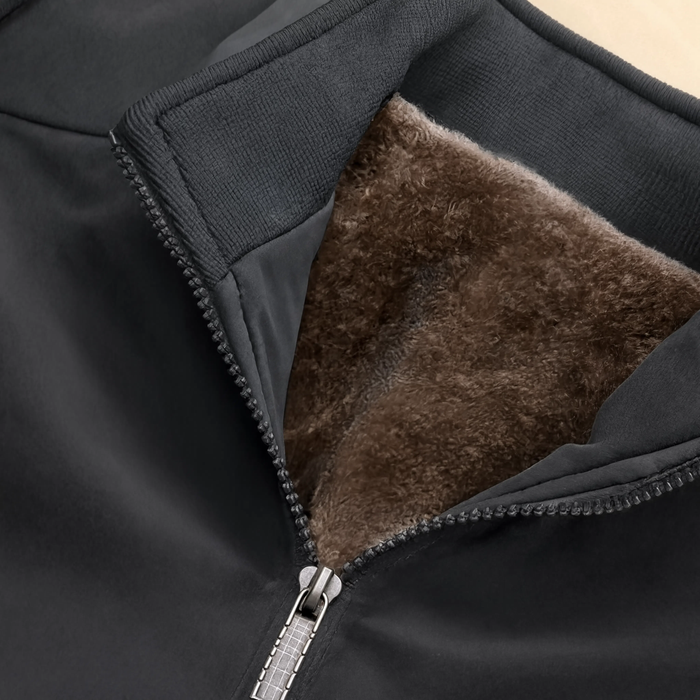 Parka légère homme col haut rabattable intérieur polaire | Le Créneau