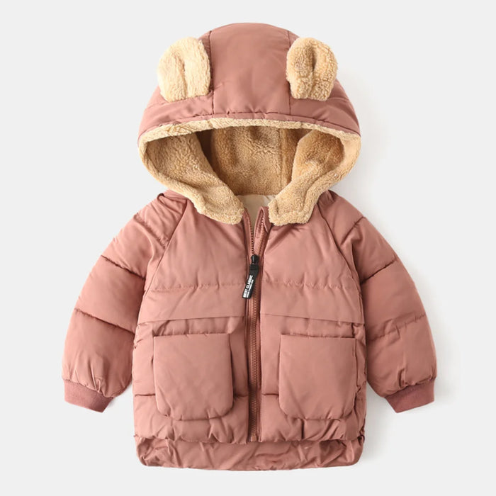 Parka enfant capuche à petites oreilles | L'Ourson